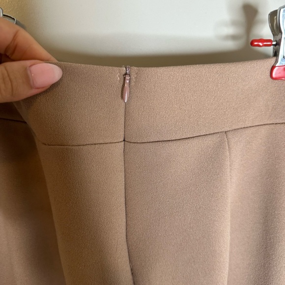 COPY - Fashion Nova Victoria High Waisted Dress Pants Taupe - Tall Inseam - Picture 7 of 8